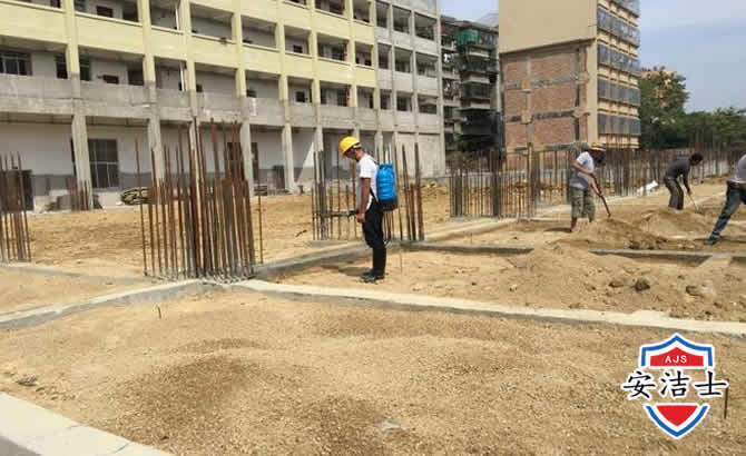 三沙学校机关防治白蚁